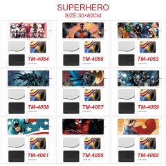 30*80CM 9 Styles Superhero Cartoon Anime Mouse Pad
