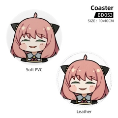 SPY×FAMILY Cartoon PVC Character Collection Anime Coaster