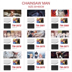 30*80CM 12 Styles Chainsaw Man Cartoon Anime Mouse Pad