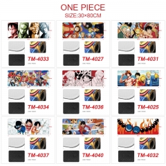30*80CM 18 Styles One Piece Cartoon Anime Mouse Pad