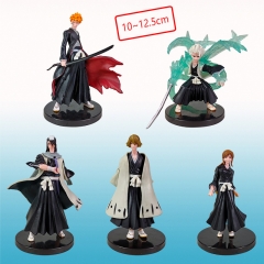 5PCS/SET 10-13CM Bleach Cartoon Anime PVC Figure Toy