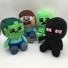 20CM 4PCS/SET Minecraft Cosplay Character Anime Plush Toy