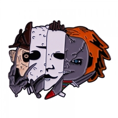 Horrible Movie Cartoon Decorative Alloy Pin Anime Brooch