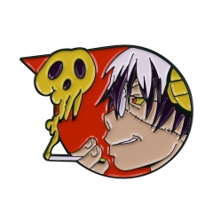 Soul Eater Cartoon Decorative Alloy Pin Anime Brooch