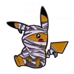 Pokemon Pikachu Cartoon Decorative Alloy Pin Anime Brooch