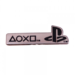 PlayStation Logo Cartoon Decorative Alloy Pin Anime Brooch