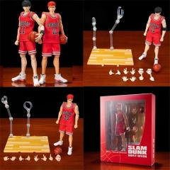 22CM Figma 11# Slam Dunk Kaede Rukawa Anime PVC Figure Toy Doll