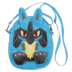 25CM Pokemon Lucario Cartoon Character Anime Plush Bag