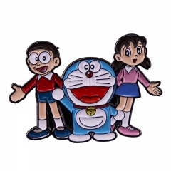 Doraemon Cartoon Decorative Alloy Pin Anime Brooch