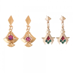 2 Styles Genshin Impact Game Cos Alloy Anime Earring