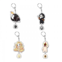 4 Styles SCP Special ContainmentCartoon Acrylic Anime Keychain