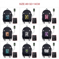 9 Styles Blue Lock Cartoon Anime Backpack Bag