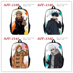 6 Styles Jujutsu Kaisen Cartoon Canvas Anime Backpack Bag