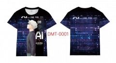 3 Styles AI no Idenshi Cartoon Anime T-shirts