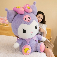 4 Sizes Sanrio Kuromi Cartoon Cute Anime Plush Toy Doll