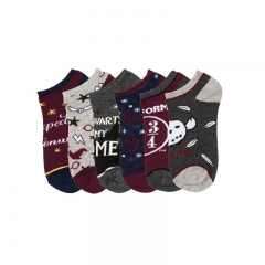7 Styles Harry Potter Unisex Free Size Anime Short Socks