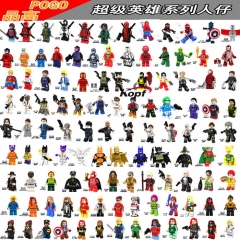 82 Styles Marvel Hero Movie Anime Miniature Building Blocks