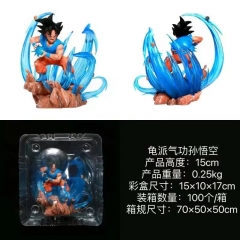 龟派气功孙悟空高15cm重量0.25kg彩盒尺寸15X10X17cm装箱数量100个一箱箱规尺寸70X50X50cm