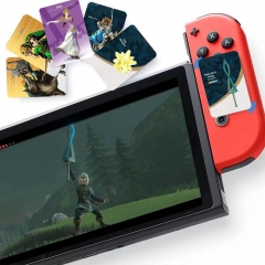 塞尔达传说amiibo彩卡旷野之息王国之泪215小卡圆卡大卡磨砂制做
