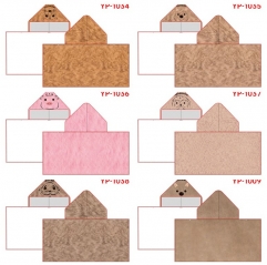 8 Styles Animal Cartoon Bath Towel Anime Hooded Cloak
