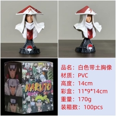 白色带土胸像材质PVC高14cm重量170g彩盒尺寸11X9X14cm
