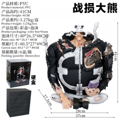 ZERO海贼王七武海巴索罗缪战损大熊坐姿暴君熊手办