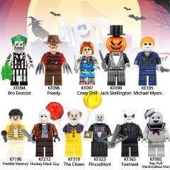 6 Styles Halloween/The Nightmare Before Christmas/Anime Miniature Building Blocks