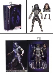 NECA7寸关节可动人偶铁血战士2铁血战士首领灰背长老模型
