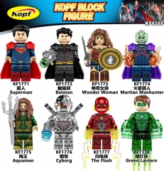 8 Styles Marvel Super Hero Movie Anime Miniature Building Blocks