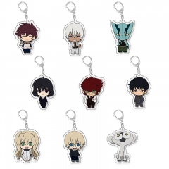9 Styles Blood Blockade Battlefront Cartoon Acrylic Anime Keychain