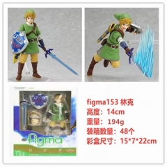 figma153塞尔达传说天空之剑林克 可动手办高14cm重量194g彩盒尺寸15X7X22cm装箱数量48个一箱