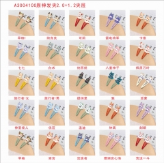 25 Styles Genshin Impact Cartoon Anime Hair Clip