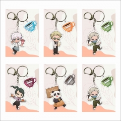 9 Styles Jujutsu Kaisen Cartoon Anime Acrylic Keychain