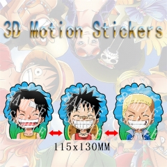 海贼王 3D渐变车贴