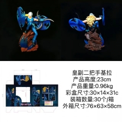 皇副二把手基拉高23cm重量0.96kg彩盒尺寸30X14X31cm外箱尺寸76X63X58cm装箱数量30个一箱