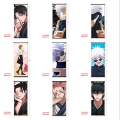 40*100CM 30 Styles Jujutsu Kaisen Wallscrolls Decorative Anime Wall Scroll