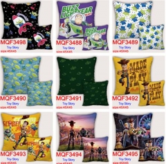 (45*45CM) 14 Styles Toy Story Cartoon Soft Pillow Game Square Stuffed Pillows