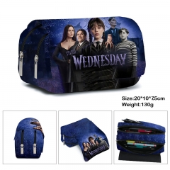 现货Wednesday addams星期三亚当斯一家笔袋文具盒中小学生铅笔盒