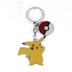 Pokemon Pikachu Cartoon Anime Alloy Keychain