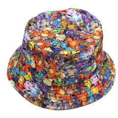 Pokemon Pikachu Cartoon Hat Cap Anime Fisherman's Hat