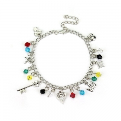 Kingdom Hearts Cartoon Anime Alloy Bracelet