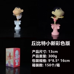 蜡笔小新 情人节礼物 爱神丘比特 小新 白色 盒装手办 高13cm重300克 一箱150个