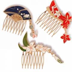 5 Styles Genshin Impact Cartoon Anime Alloy Hairpin Hair Clip