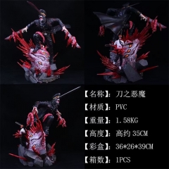 电锯人chainsaw man刀之恶魔GK盒装手办高35cm重1.58kg一箱1个 1