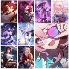 （帆布材质）跨境新款动漫高清海报 Star Rail二次元崩坏星穹铁道游戏海报挂画