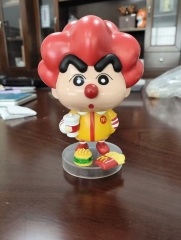 麦当劳小新 高约13cm，重约280g，彩盒尺寸11X11X15cm，
