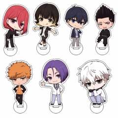 16 Styles 10CM Blue Lock Cartoon Acrylic Collection Anime Standing Plates