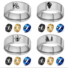 28 Styles Bleach Kurosaki Ichigo Movie Cosplay Alloy Anime Ring