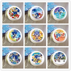 16 Styles Sonic the Hedgehog Cartoon Zipper Wallet Anime Coin Purse