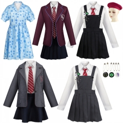 玛蒂尔达cos服音乐剧霍滕西亚儿童款玛蒂尔达cosplay角色扮演服装